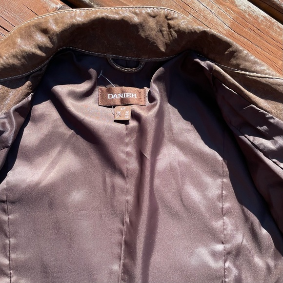 Danier Leather Jacket - Brown - Picture 3 of 5